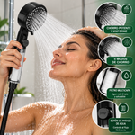 Regadera DAVELLA Lluvia Pura con Filtro – 10 Modos y Botón de Pausa