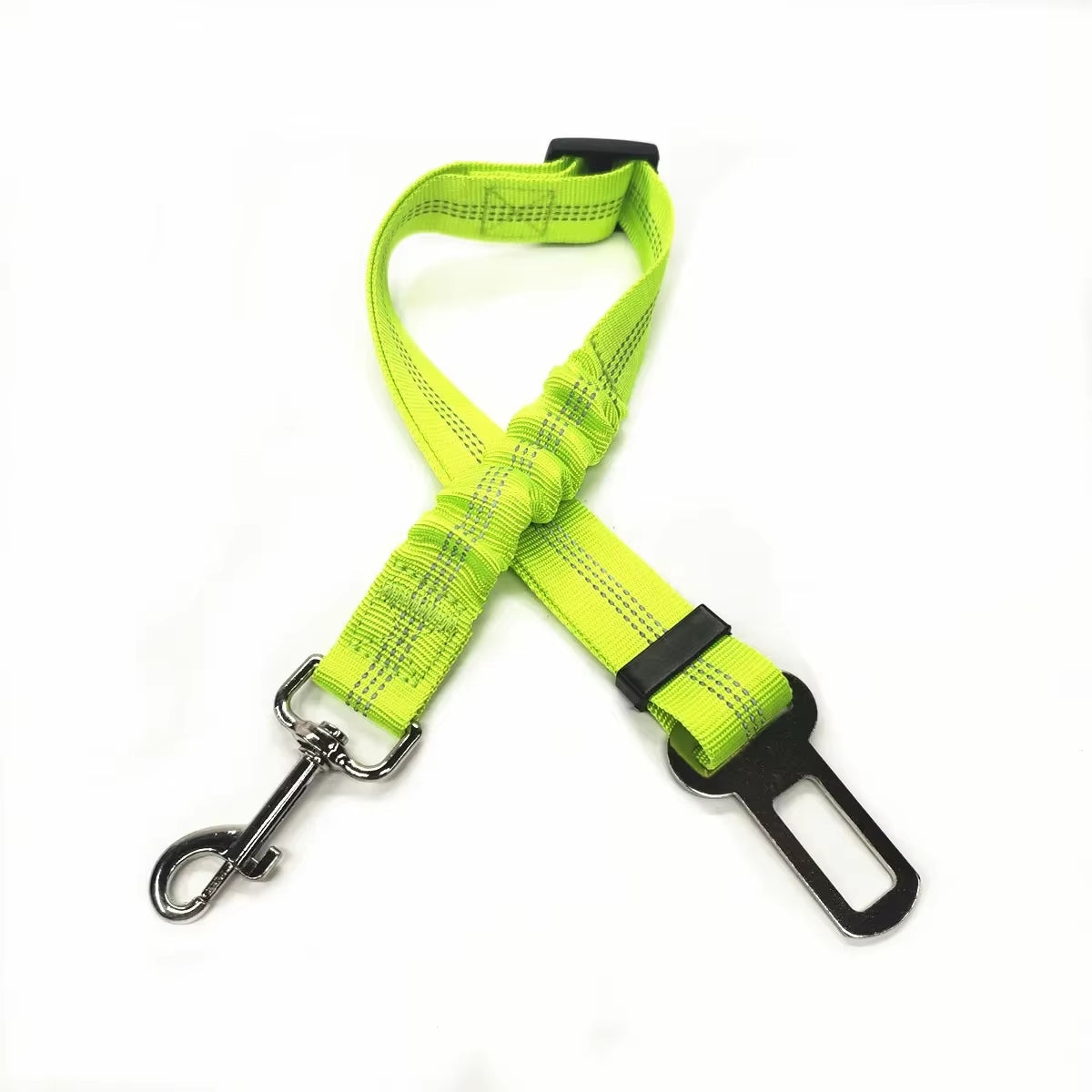 Adjustable Pet Car Seat Belt and Harness for Dogs and Cats - Safety Clip and Traction Lead Accessories