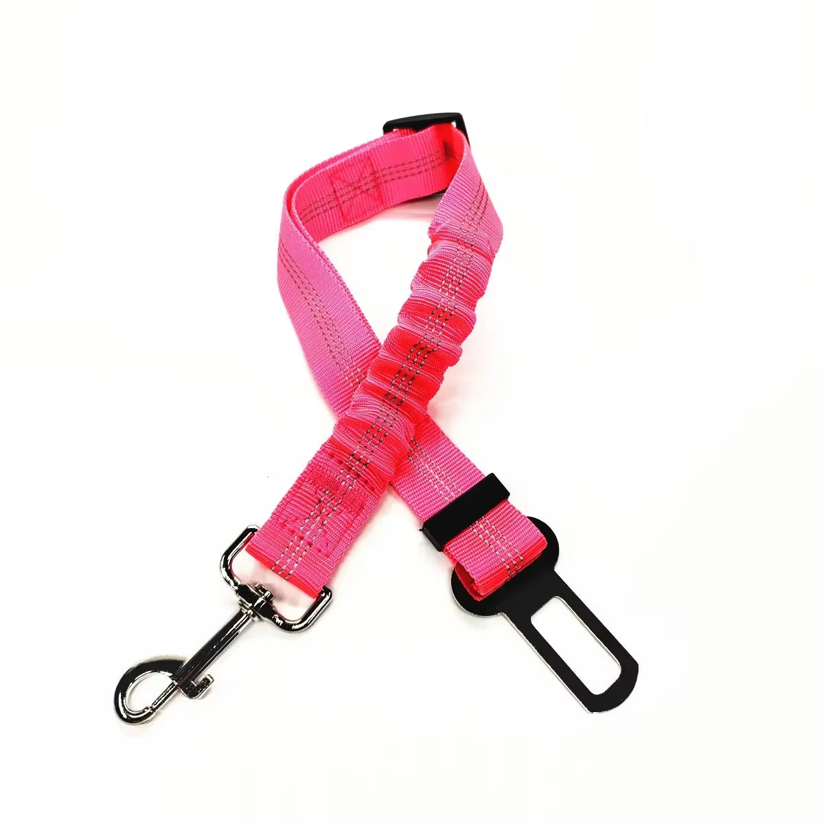 Adjustable Pet Car Seat Belt and Harness for Dogs and Cats - Safety Clip and Traction Lead Accessories