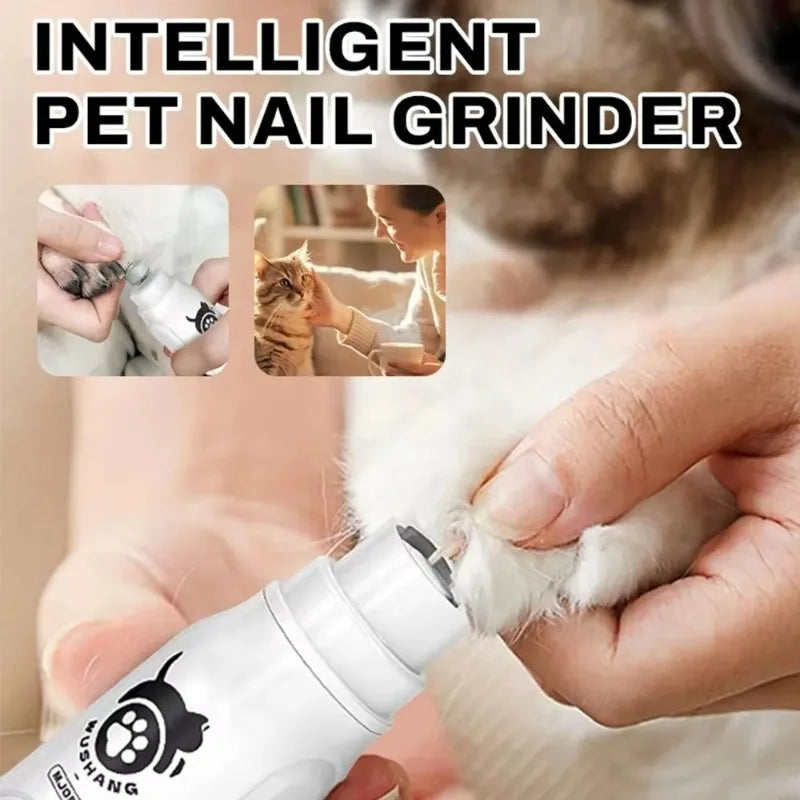Electric Pet Nail Grinder and Clipper for Cats and Dogs - Professional Grooming Tool