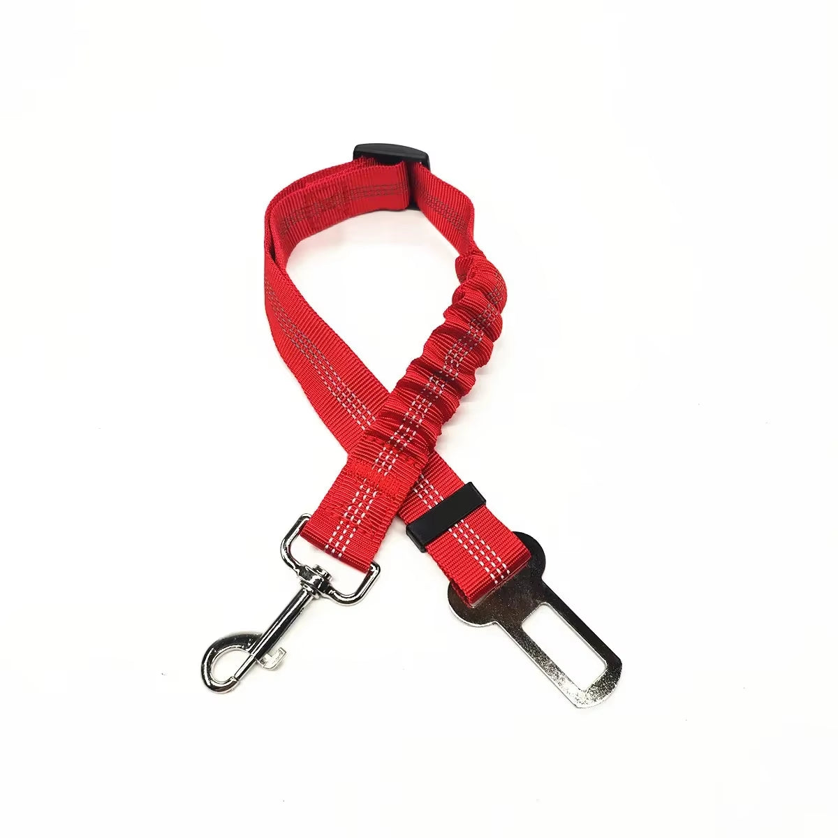 Adjustable Pet Car Seat Belt and Harness for Dogs and Cats - Safety Clip and Traction Lead Accessories
