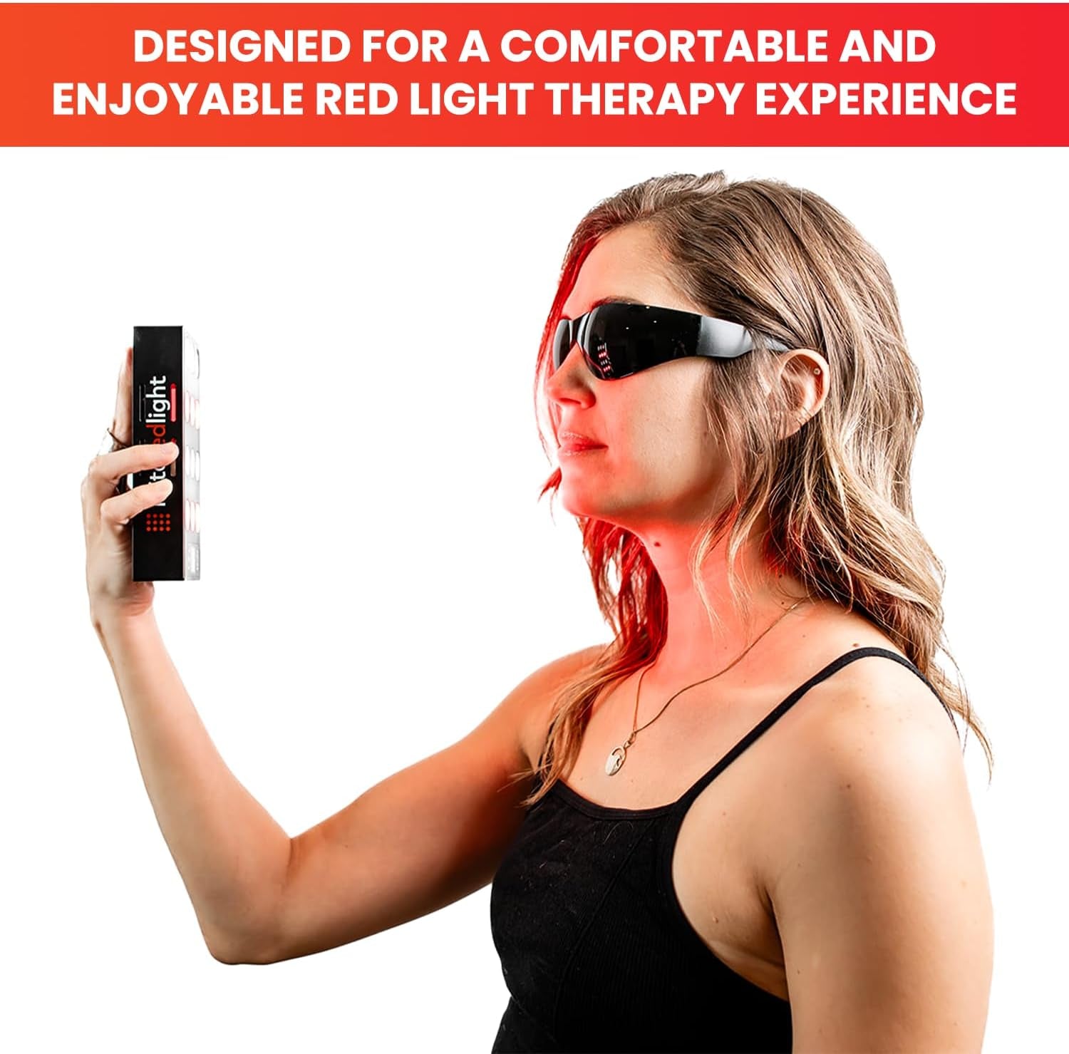 ShieldGlow™ | Professional LED Light Therapy Protective Goggles (600nm–900nm)