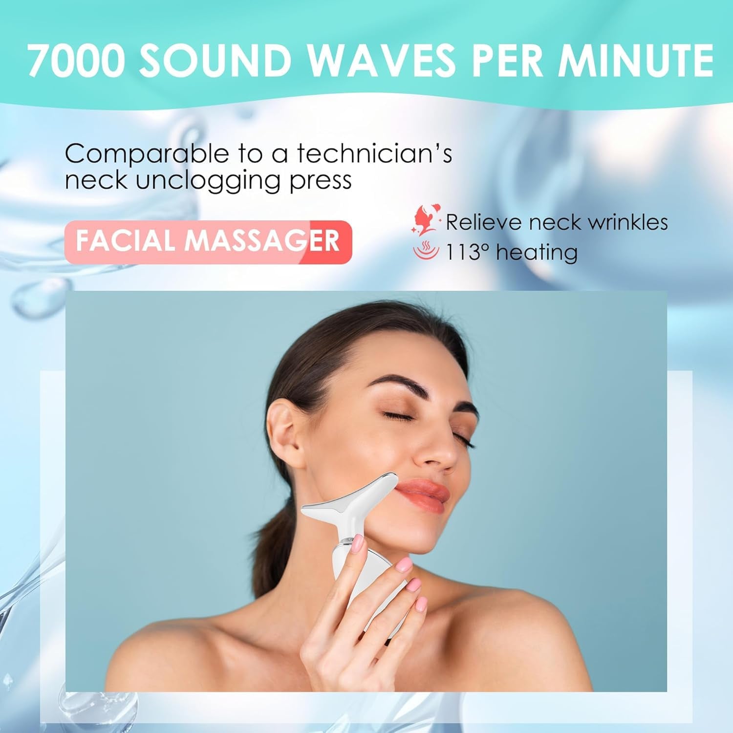 GlowSculpt™ | 7-Color LED Face & Neck Massager