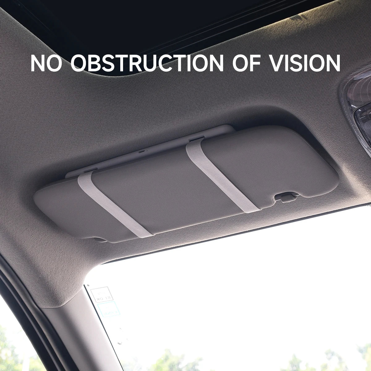 Rechargeable LED Makeup Mirror for Car Visor – HD Vanity Mirror with Adjustable Fill Light & Universal Fit