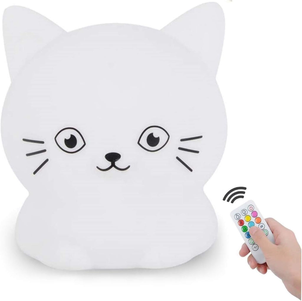 GlowTab™ Cat | Multi-Color Aesthetic Bedside Lamp