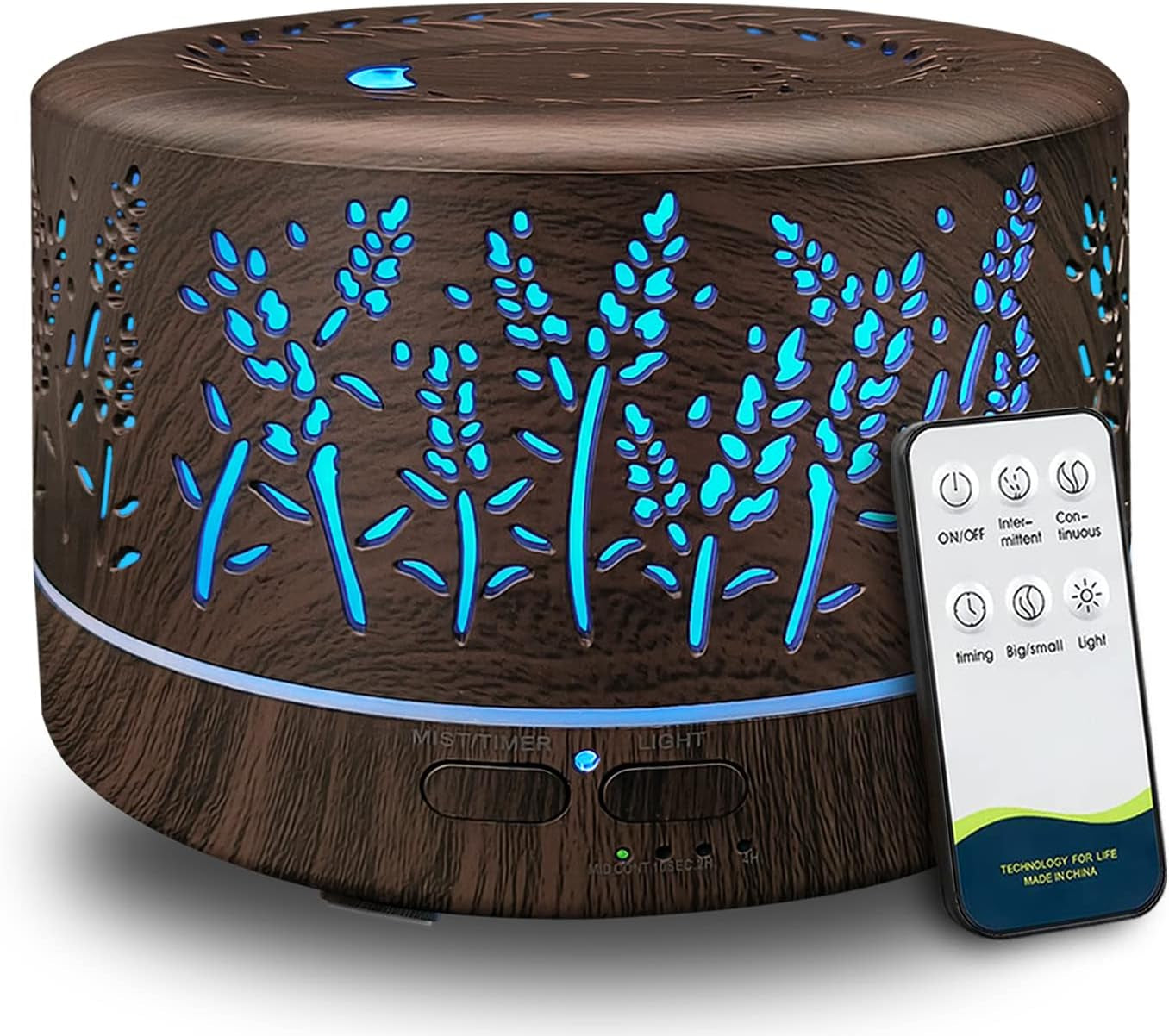 AuraMist™ Pro | 600ml Ultrasonic Aromatherapy Diffuser & Cool Mist Humidifier