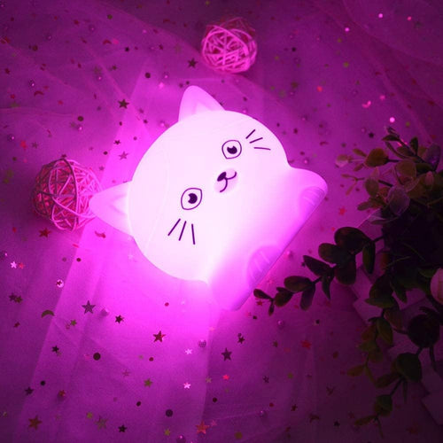 GlowTab™ Cat | Multi-Color Aesthetic Bedside Lamp