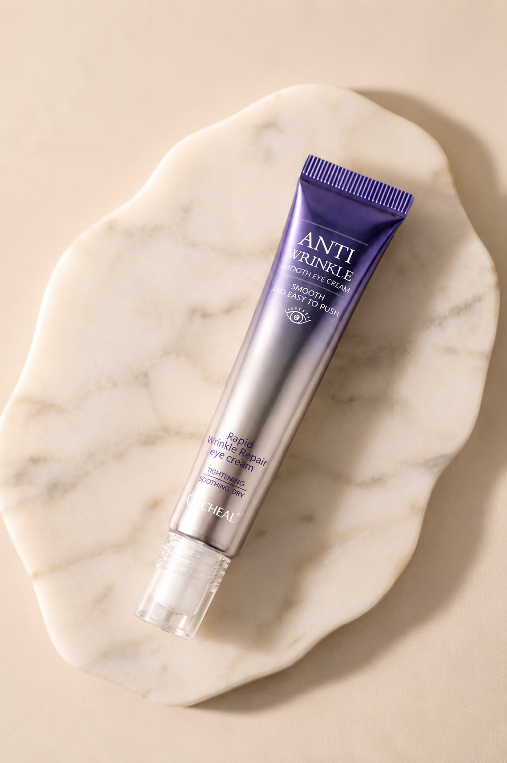 Korean Anti-Aging Eye Cream Roller – Hyaluronic Acid for Wrinkles, Dark Circles & Puffiness