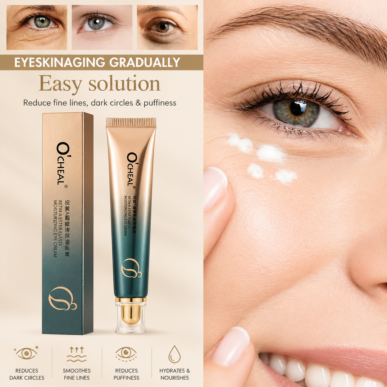 Hyaluronic Eye Cream | Dark Circle & Puffiness Repair