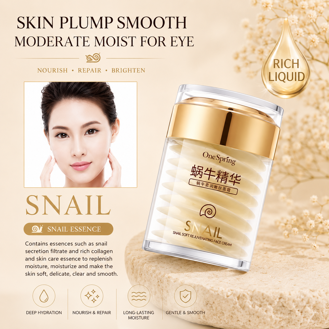 Davella Snail Collagen Renewal Set | Anti-Aging Face & Eye Care System