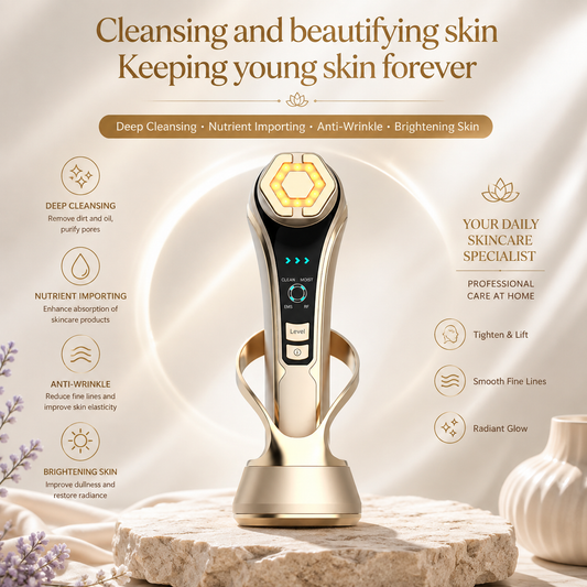 RF Facial Lifting Device | EMS Microcurrent Anti-Aging Beauty Device
