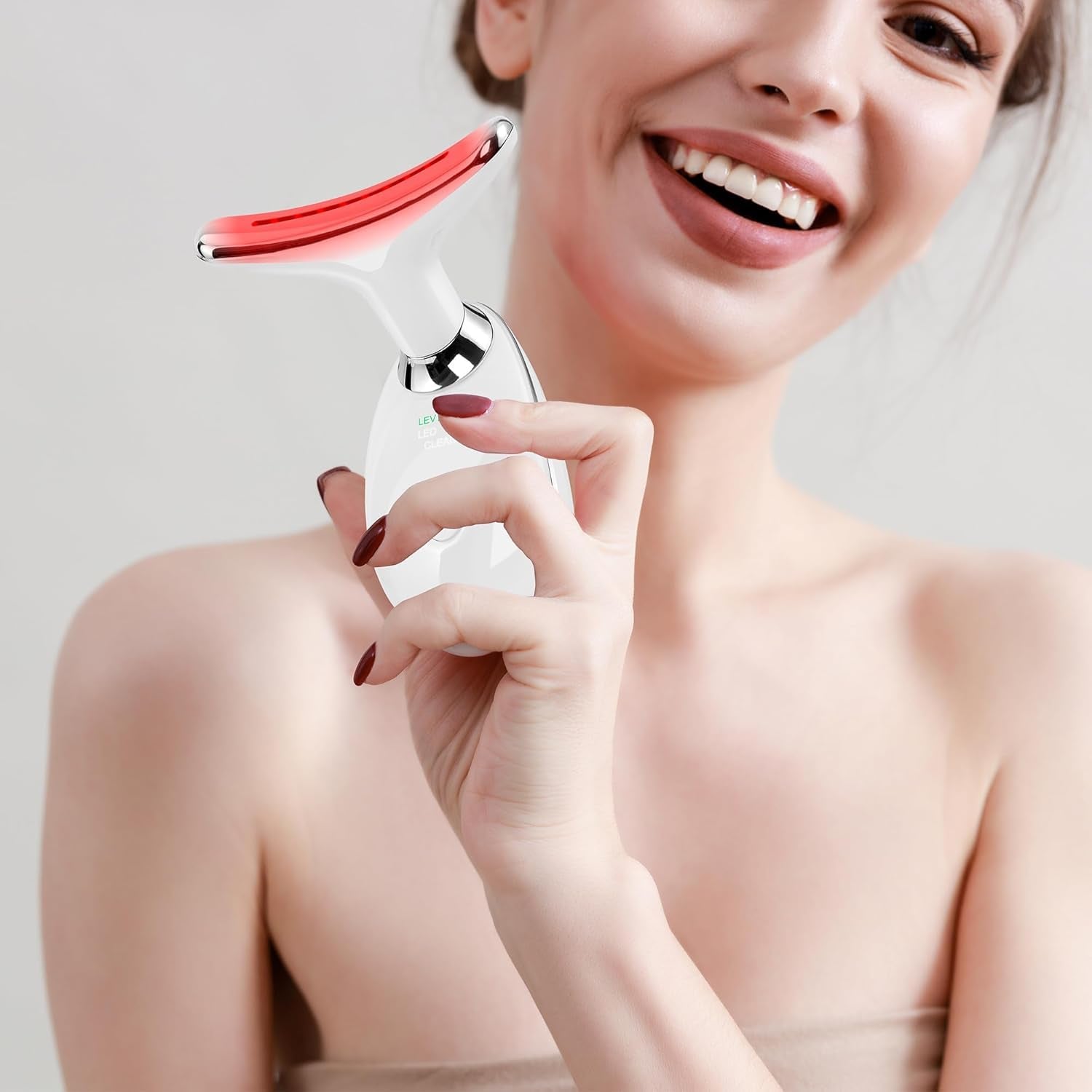 GlowSculpt™ | 7-Color LED Face & Neck Massager