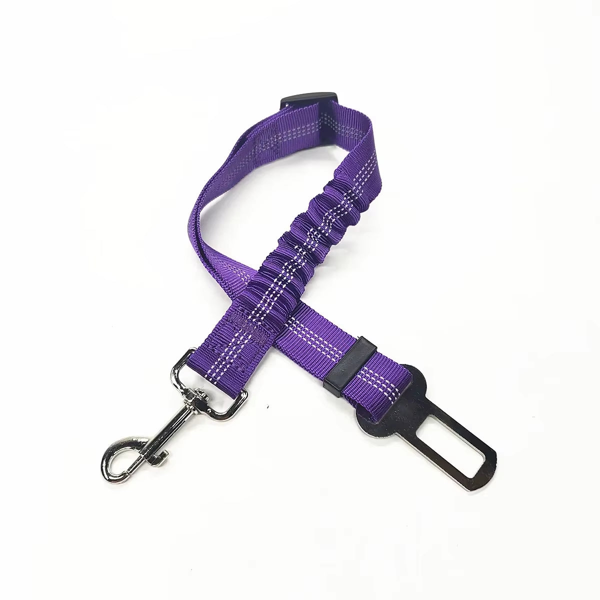 Adjustable Pet Car Seat Belt and Harness for Dogs and Cats - Safety Clip and Traction Lead Accessories