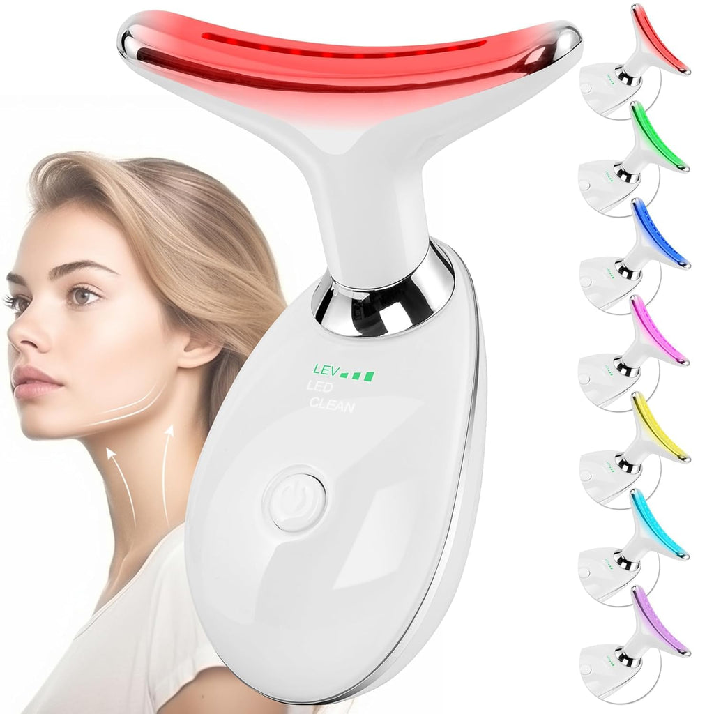 GlowSculpt™ | 7-Color LED Face & Neck Massager