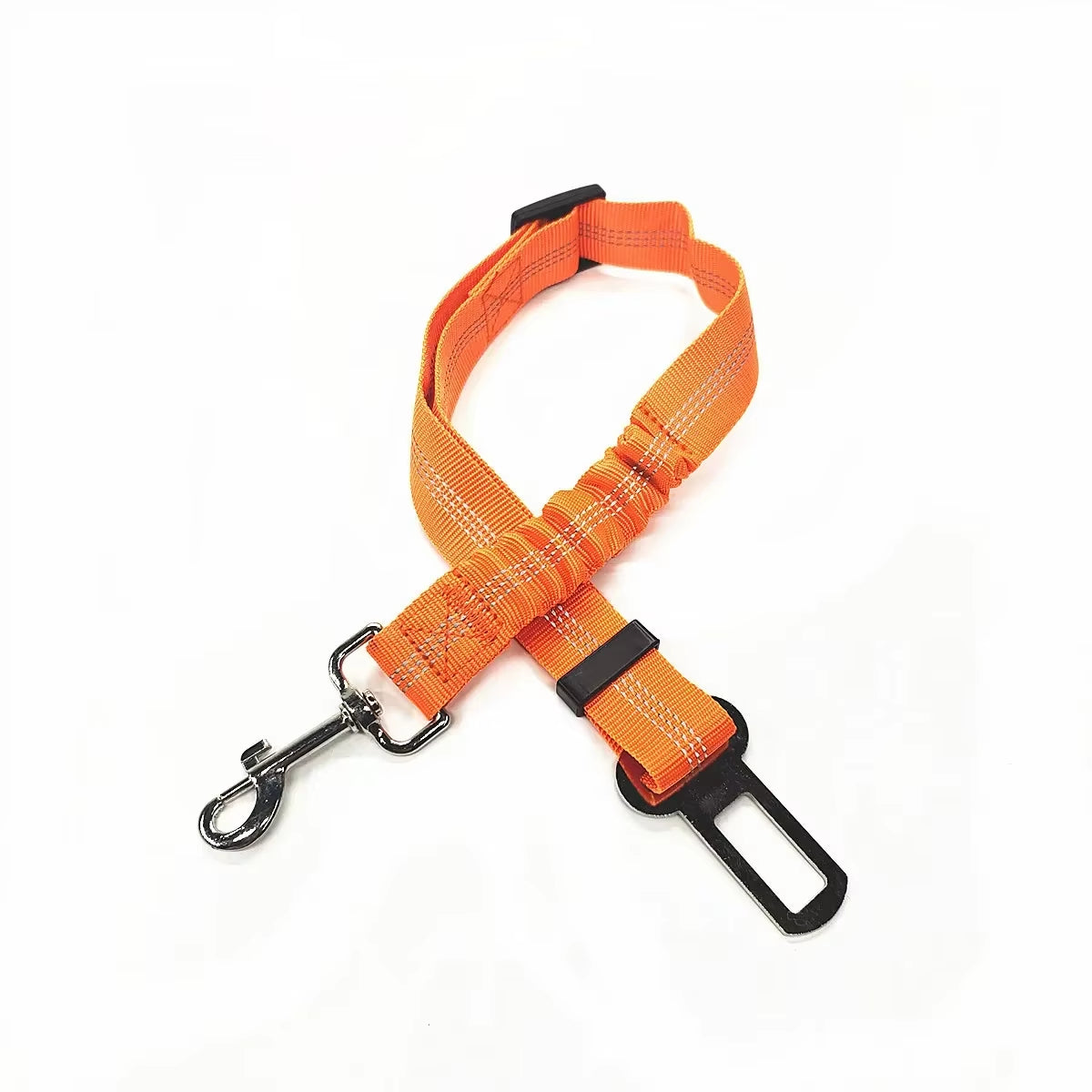 Adjustable Pet Car Seat Belt and Harness for Dogs and Cats - Safety Clip and Traction Lead Accessories