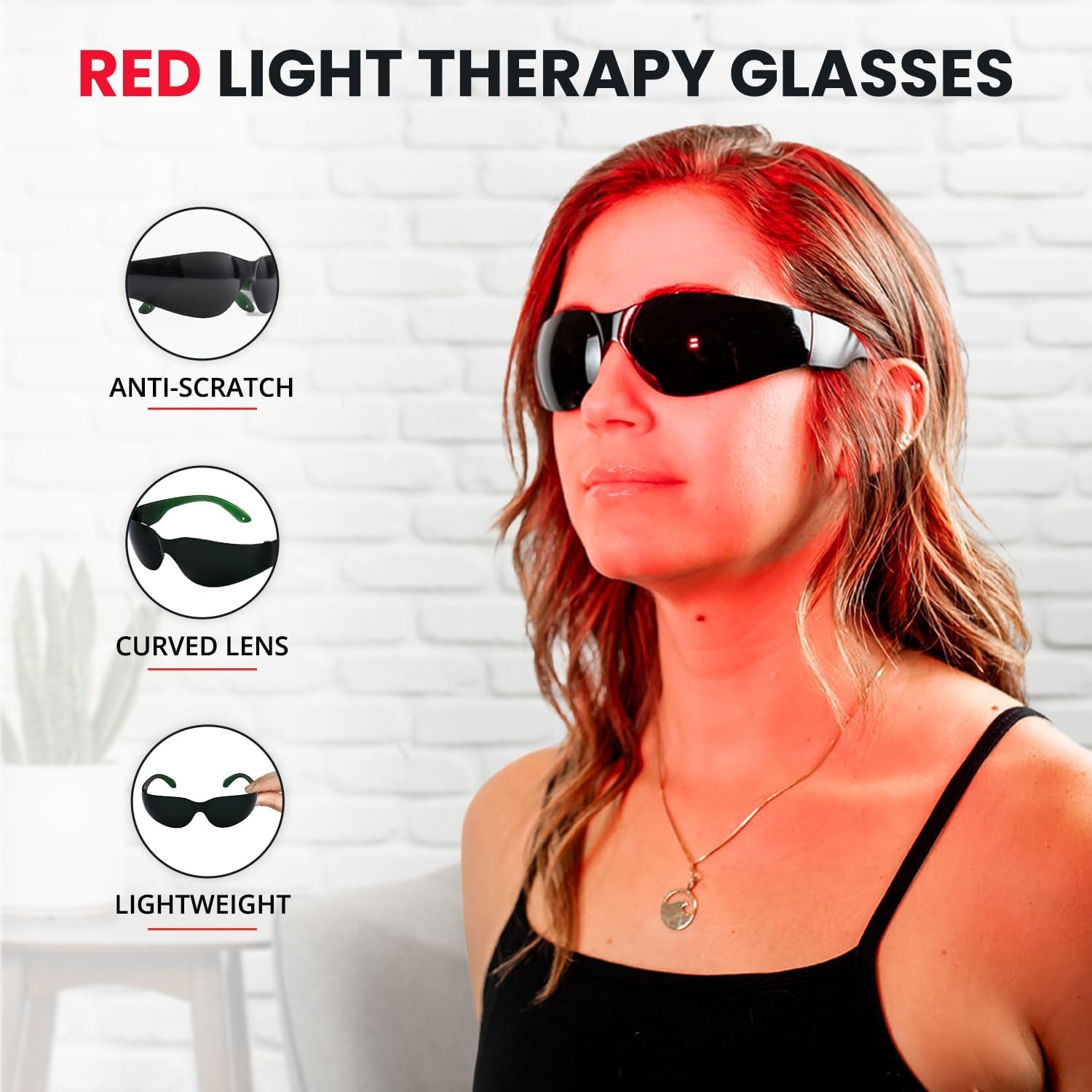 ShieldGlow™ | Professional LED Light Therapy Protective Goggles (600nm–900nm)