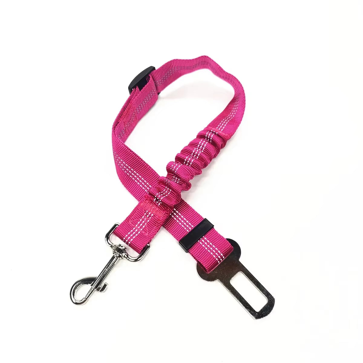 Adjustable Pet Car Seat Belt and Harness for Dogs and Cats - Safety Clip and Traction Lead Accessories