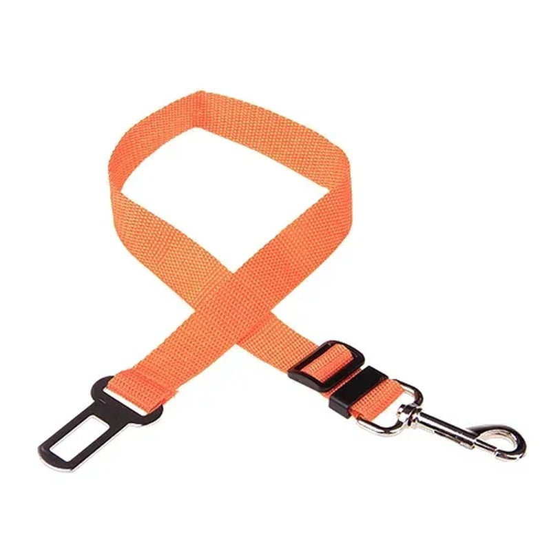 Adjustable Pet Car Seat Belt and Harness for Dogs and Cats - Safety Clip and Traction Lead Accessories
