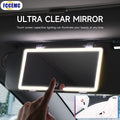 Rechargeable LED Makeup Mirror for Car Visor – HD Vanity Mirror with Adjustable Fill Light & Universal Fit