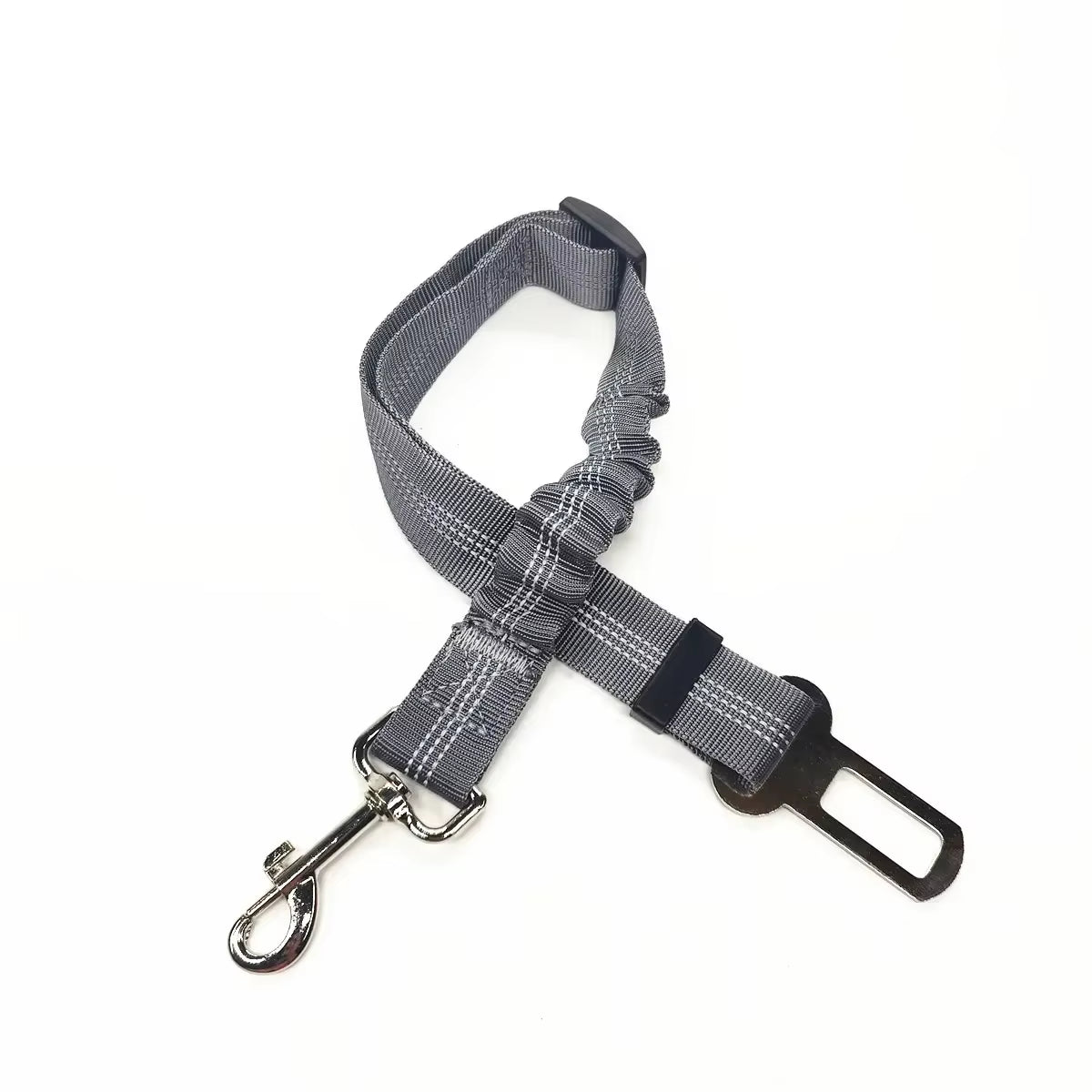 Adjustable Pet Car Seat Belt and Harness for Dogs and Cats - Safety Clip and Traction Lead Accessories